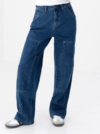 Blakely Carpenter Jeans - Dunkelblaue Waschung