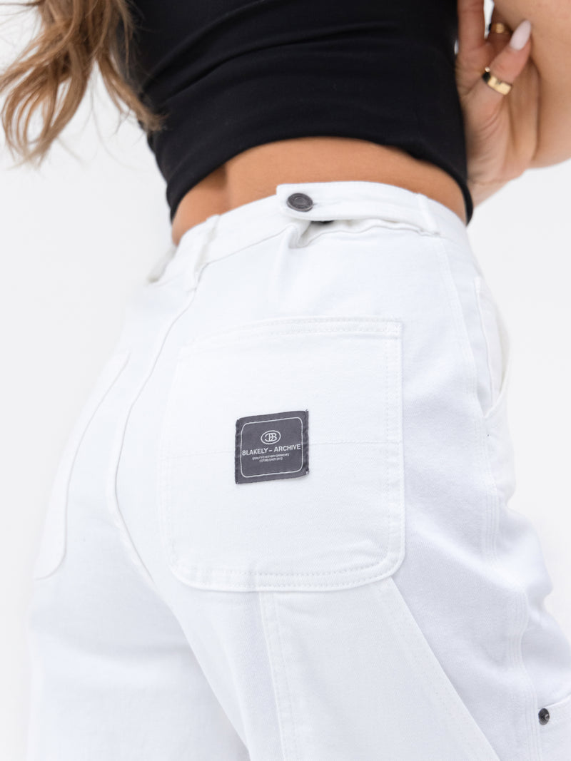 Blakely Carpenter Jeans - White
