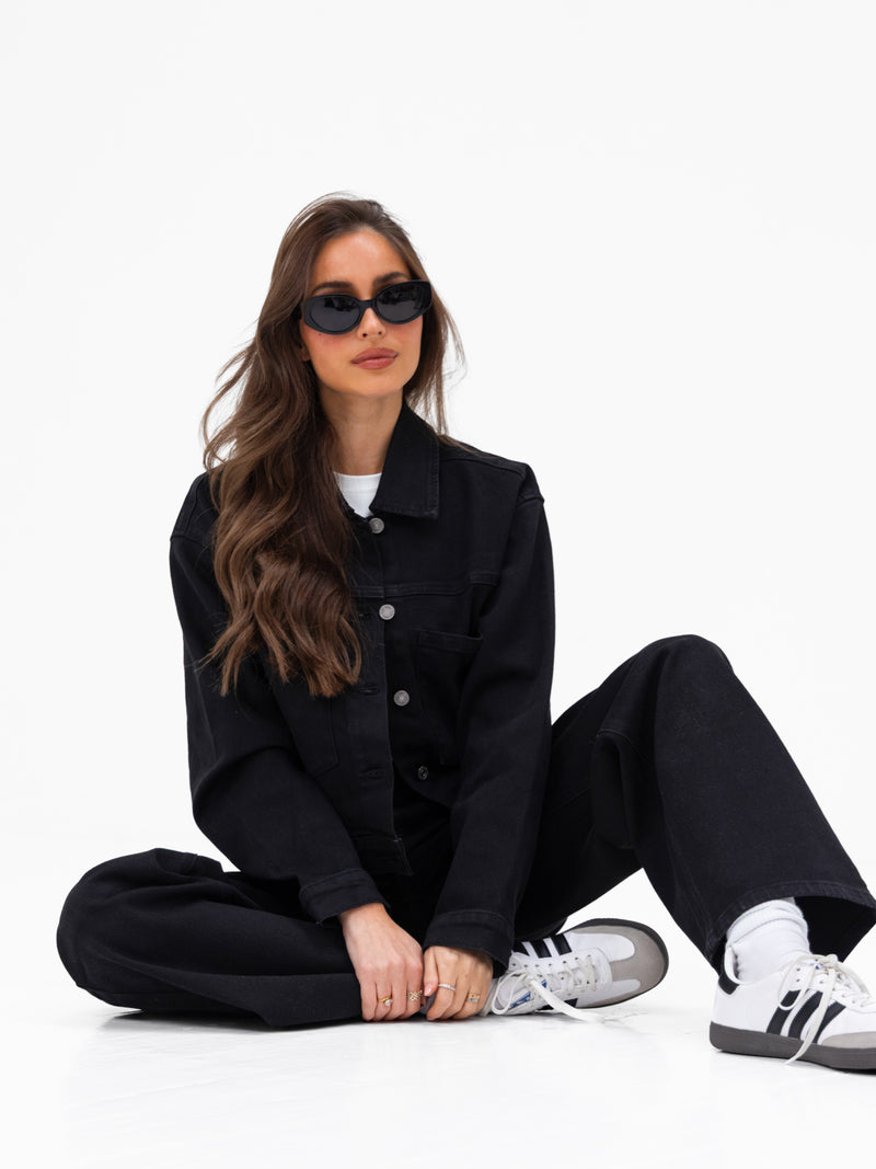 Blakely Denim Jacket - Schwarz