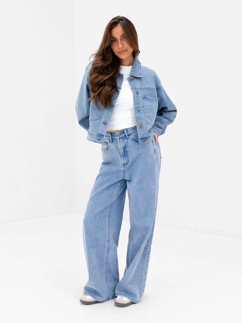 Blakely Denim Jacket - Hellblau