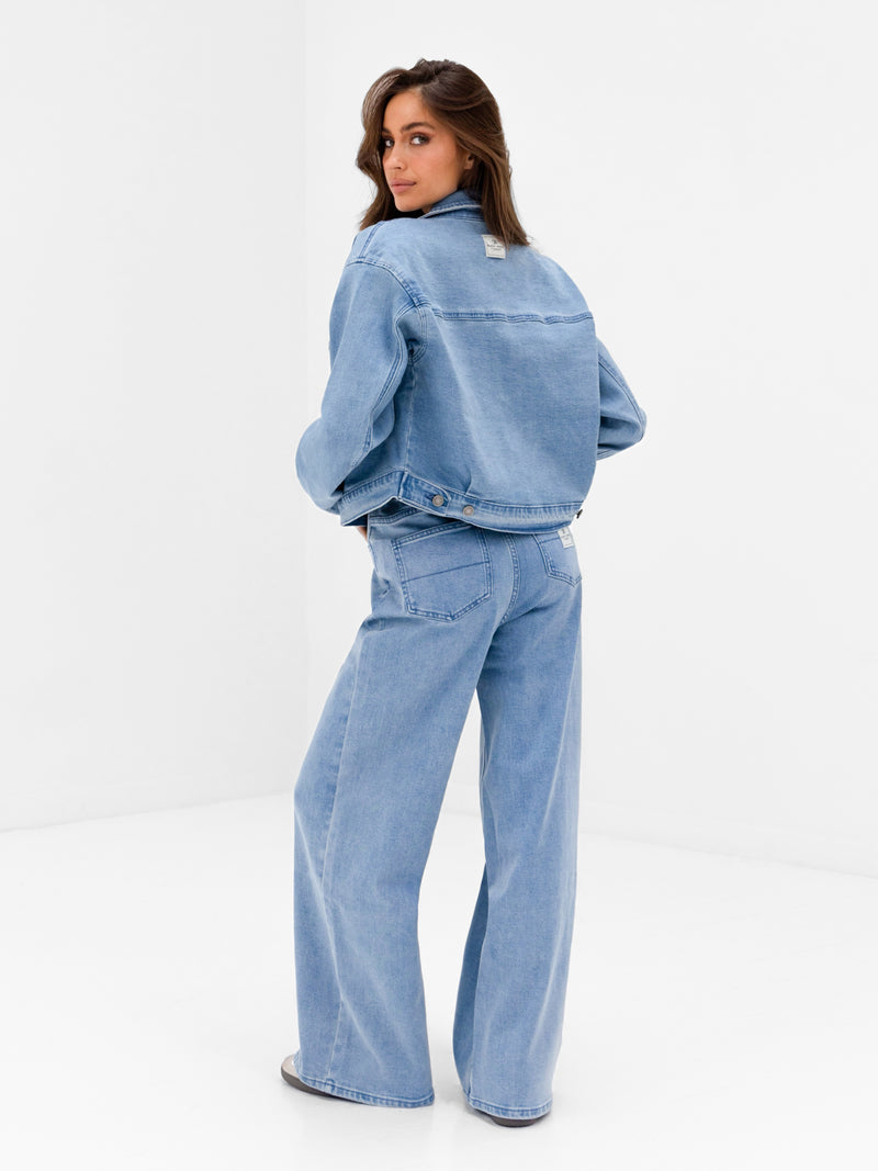 Blakely Denim Jacket - Hellblau