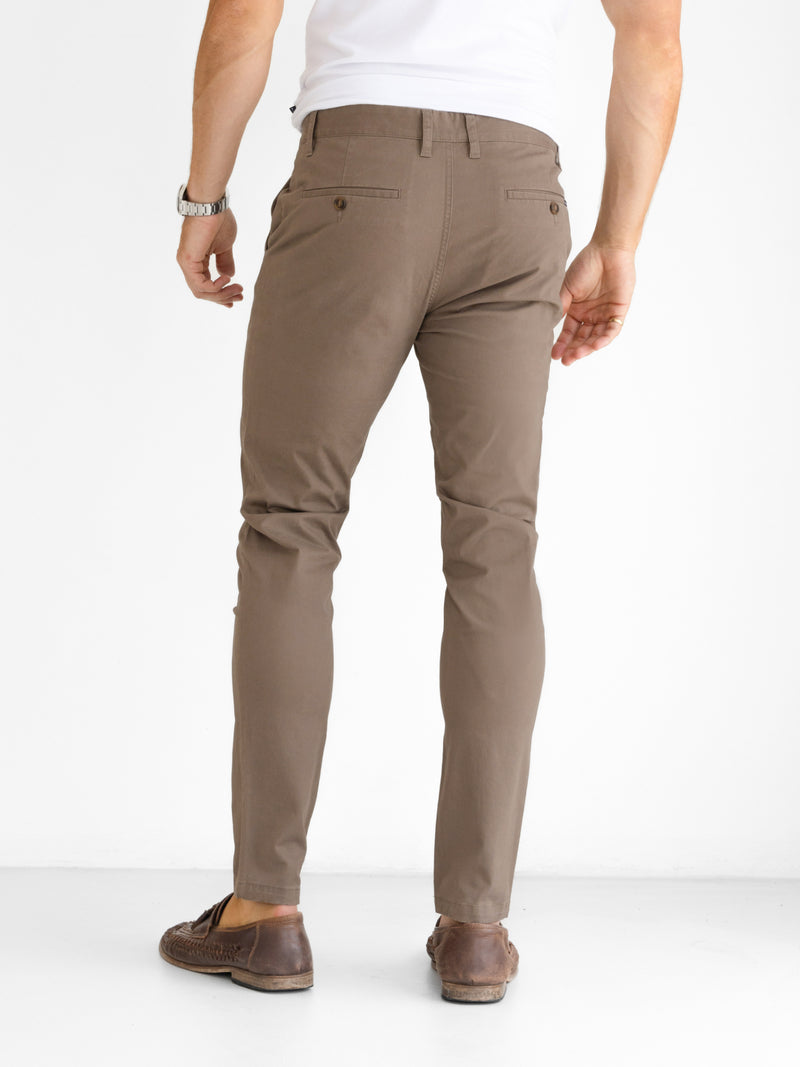Stretch Chinos - Braun