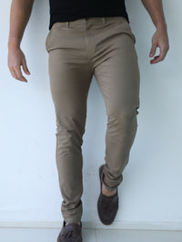 Stretch Chinos - Brown