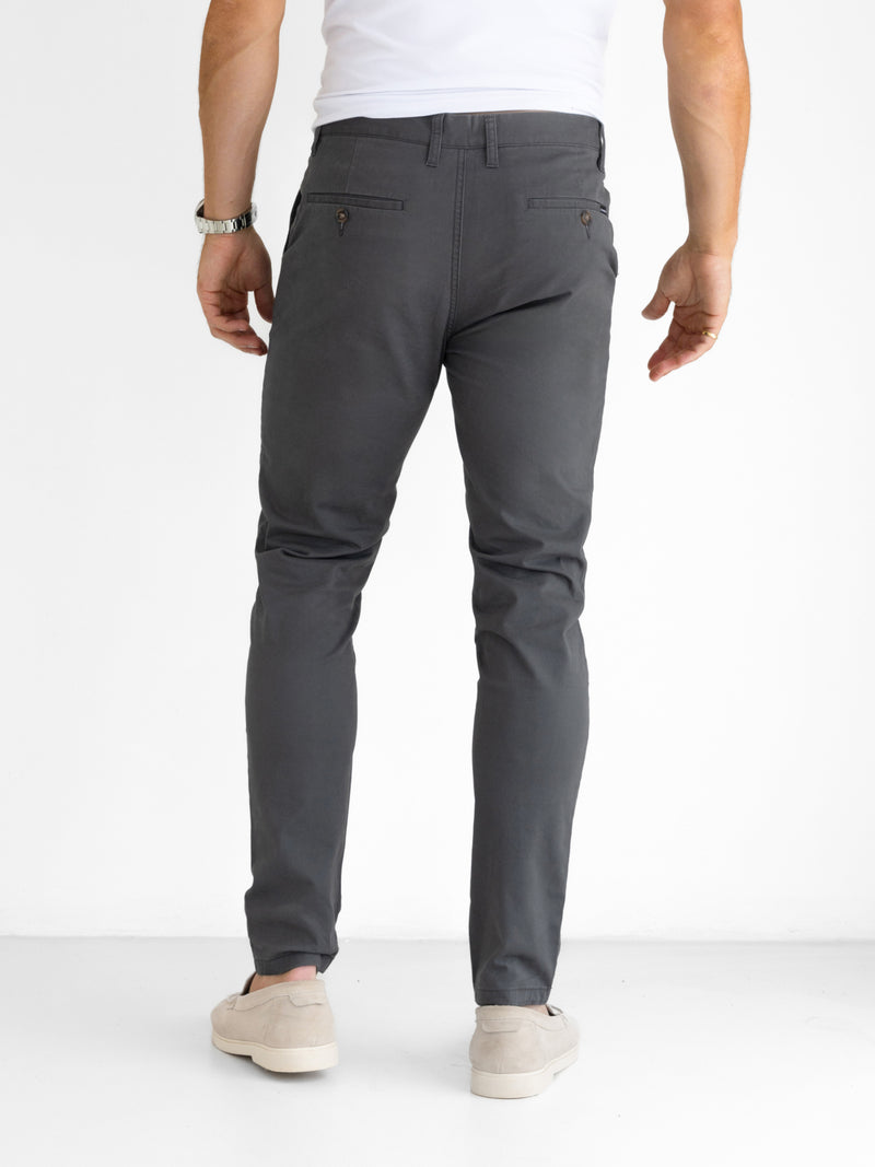 Stretch Chinos - Graphit