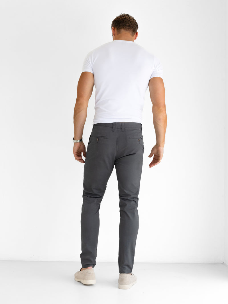 Stretch Chinos - Graphit