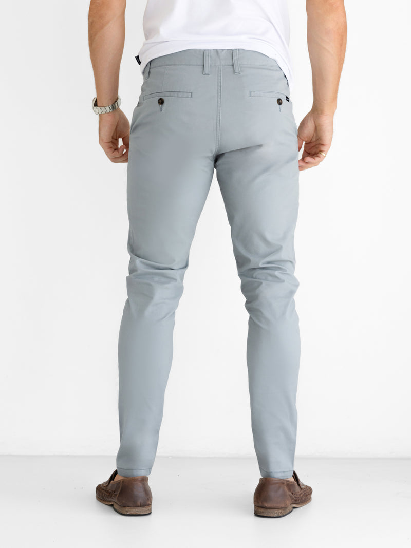 Stretch Chinos - Hellgrau