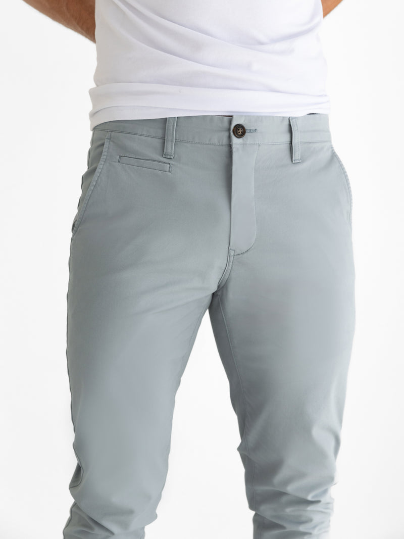 Stretch Chinos - Hellgrau