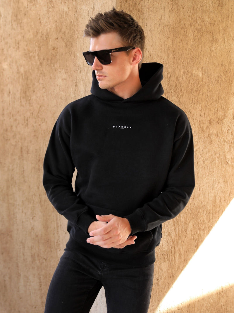 Evolved Lite Relaxed Hoodie - Black