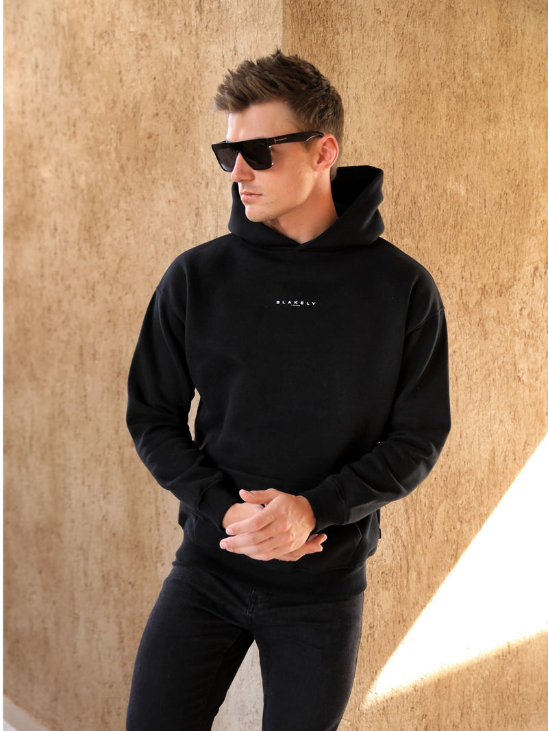 Evolved Lite Relaxed Hoodie - Black