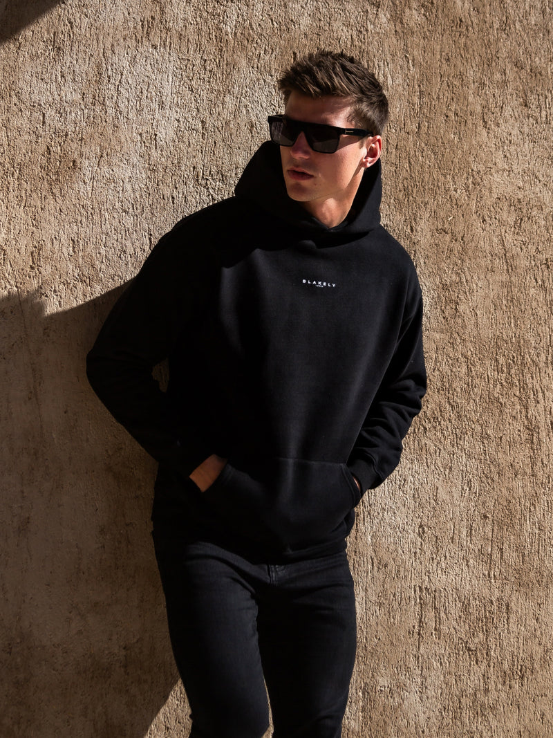 Evolved Lite Relaxed Hoodie - Black