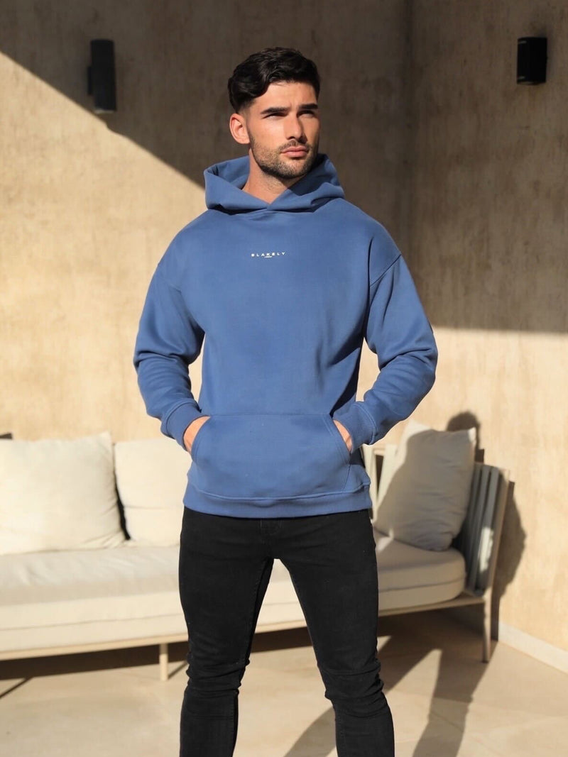 Evolved Lite Relaxed Hoodie - Blue