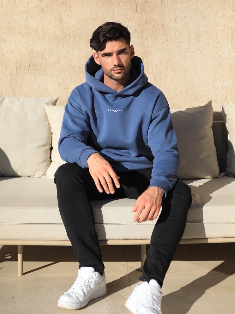 Evolved Lite Relaxed Hoodie - Blue