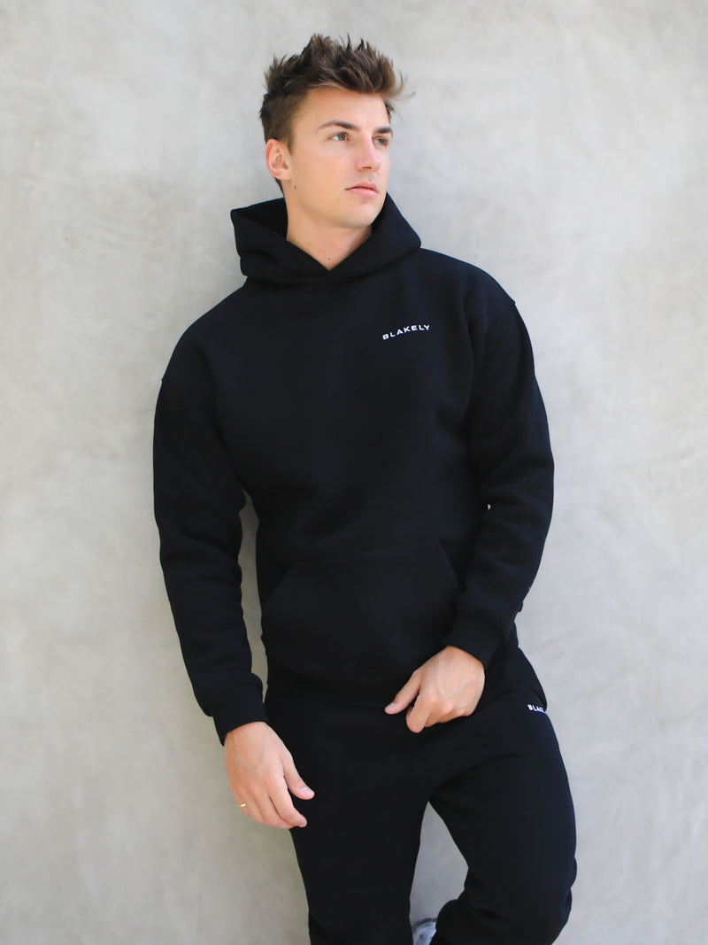 Series Relaxed Hoodie - Black