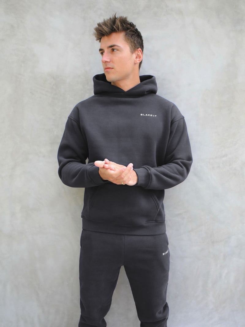 Series Relaxed Hoodie - Charcoal