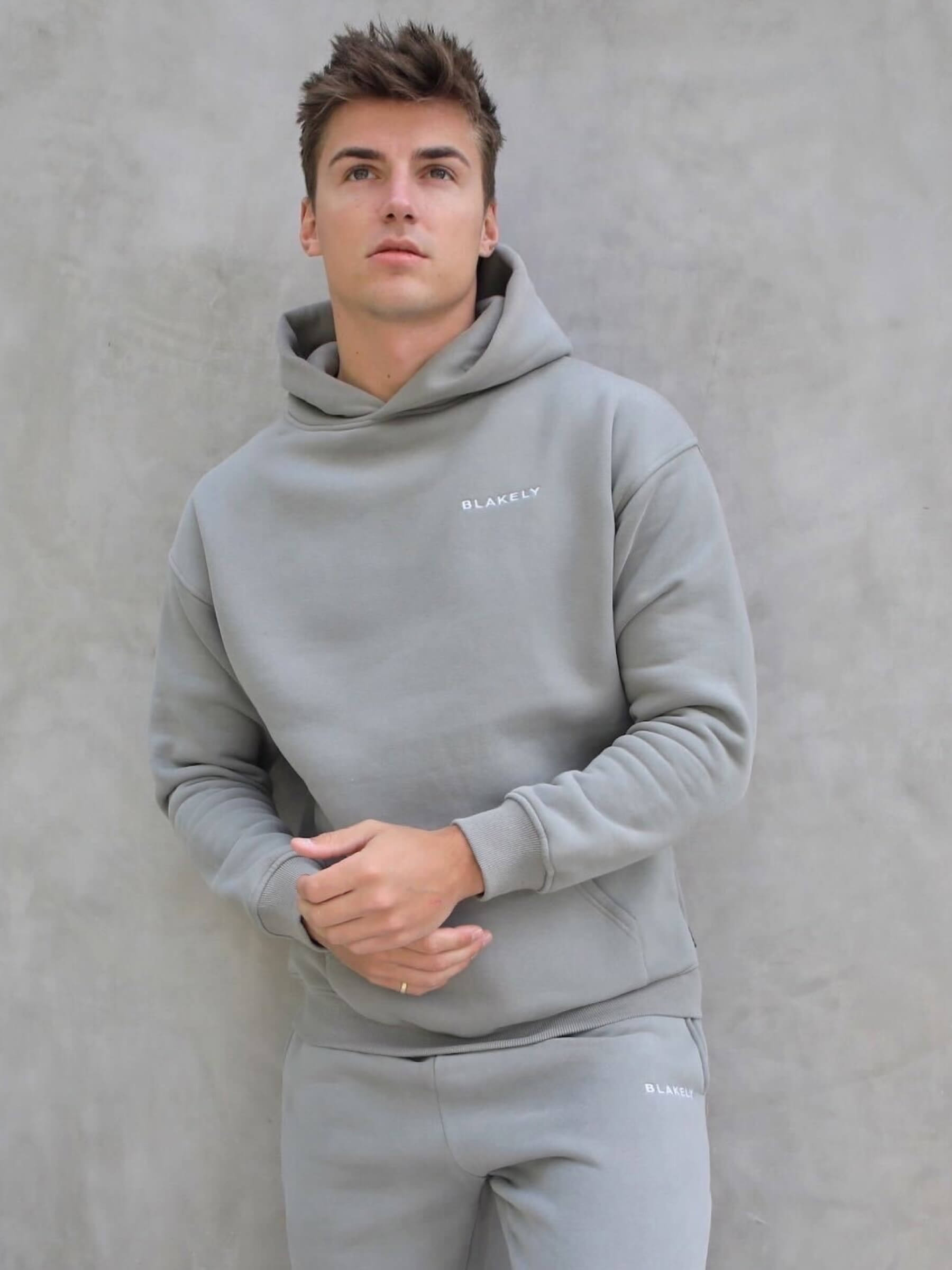 Buy Blakely Mens Stone Grey Series Hoodie | Free standard delivery over ...