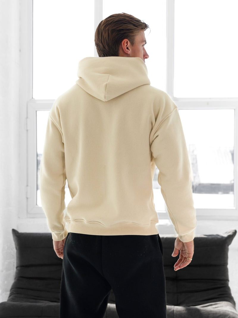 Blakely Basic Regular Fit Hoodie - Bone