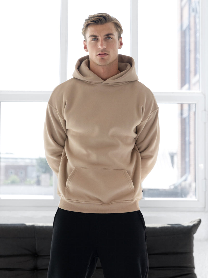 Blakely Basic Regular Fit Hoodie - Light Tan