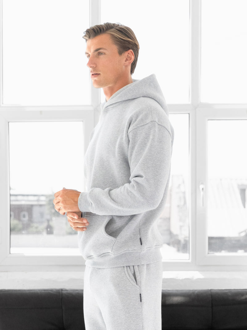 Blakely Basic Regular Fit Hoodie - Marl Grey