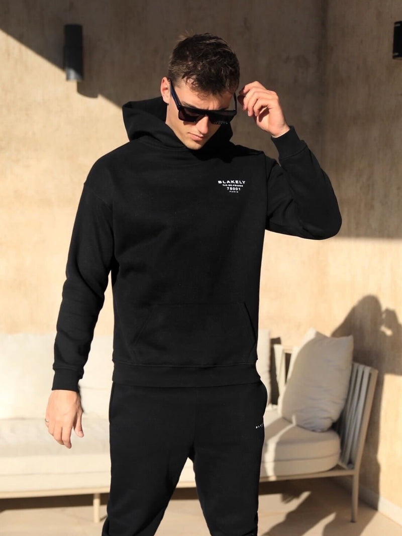 Rue Relaxed Hoodie - Black