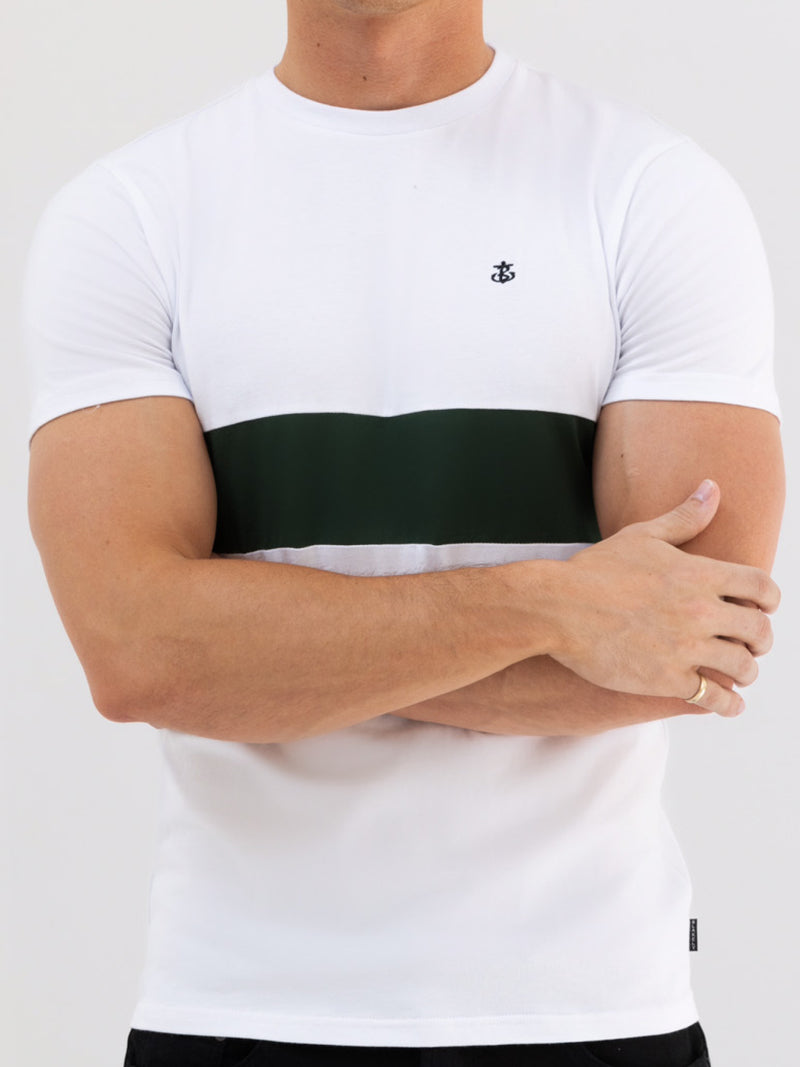 Iowa T-Shirt - White & Green