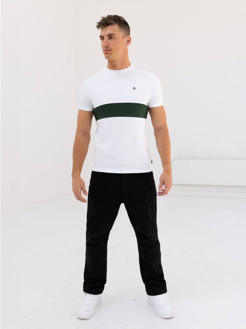 Iowa T-Shirt - White & Green