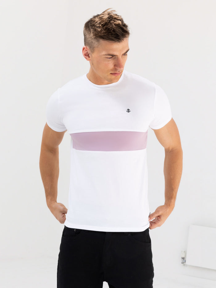 Iowa T-Shirt - White & Purple