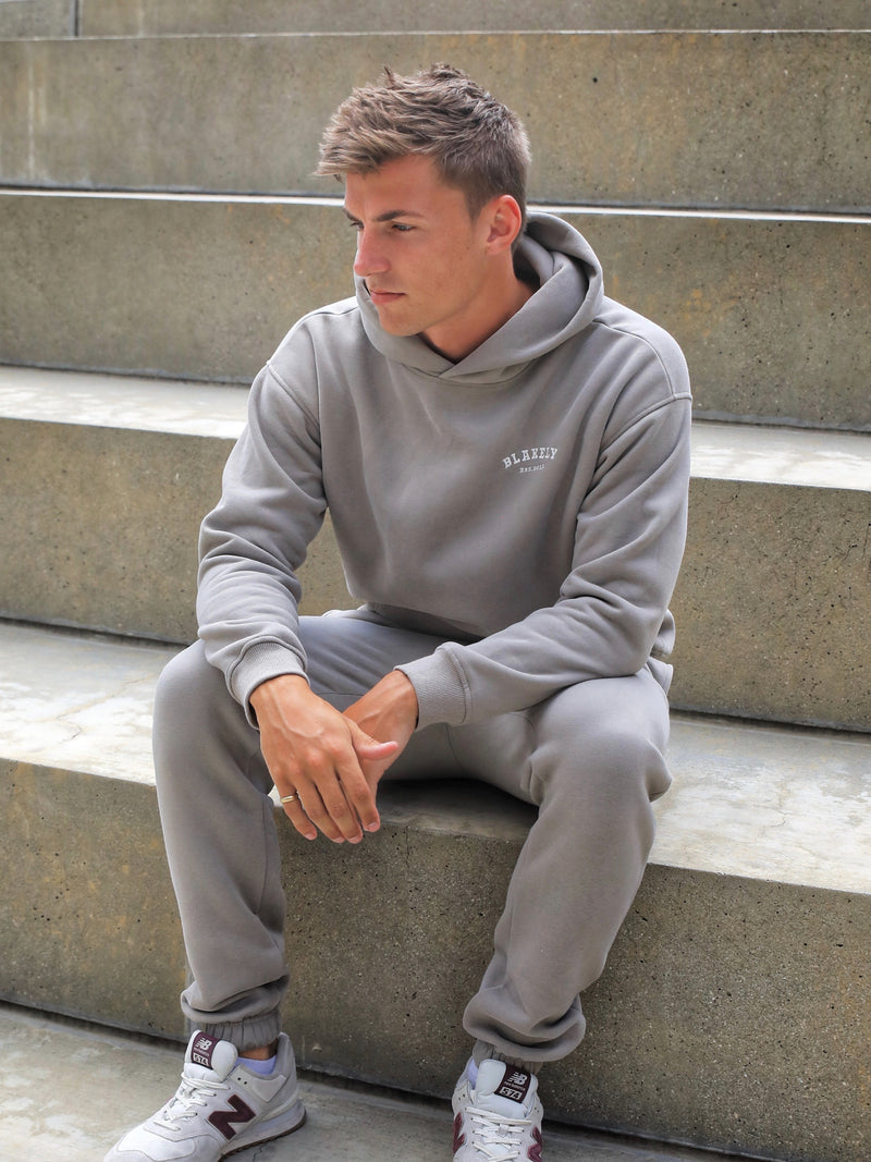 Heritage Relaxed Hoodie - Neutral Grey