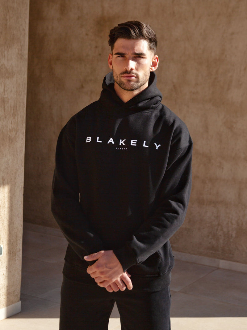 Evolved II Relaxed Hoodie - Black