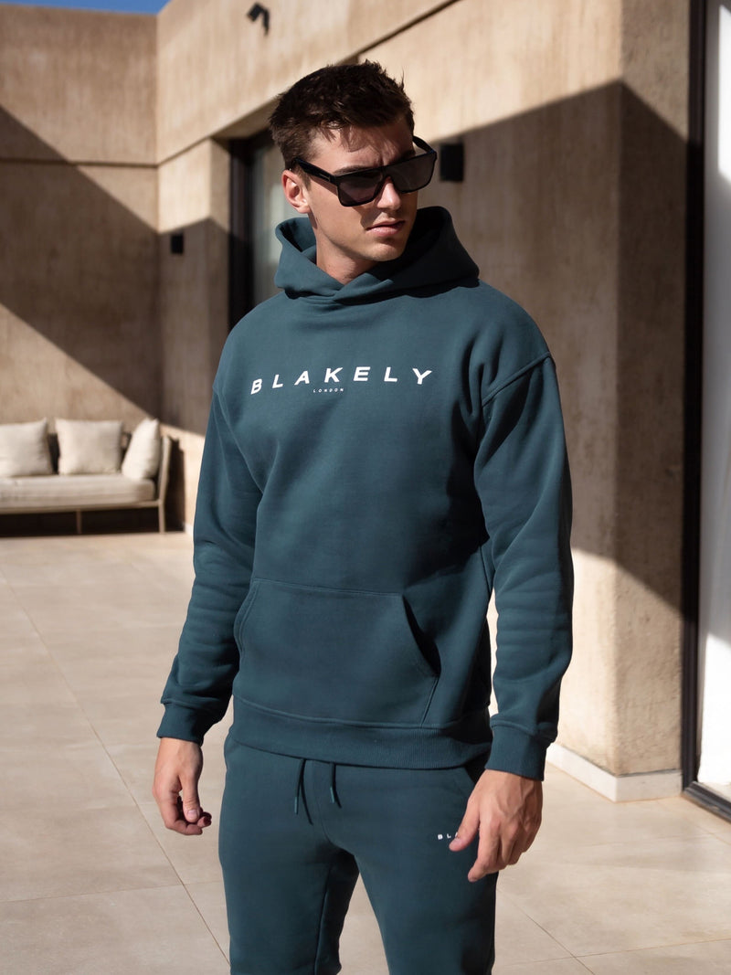 Evolved II Relaxed Hoodie - Teal Green