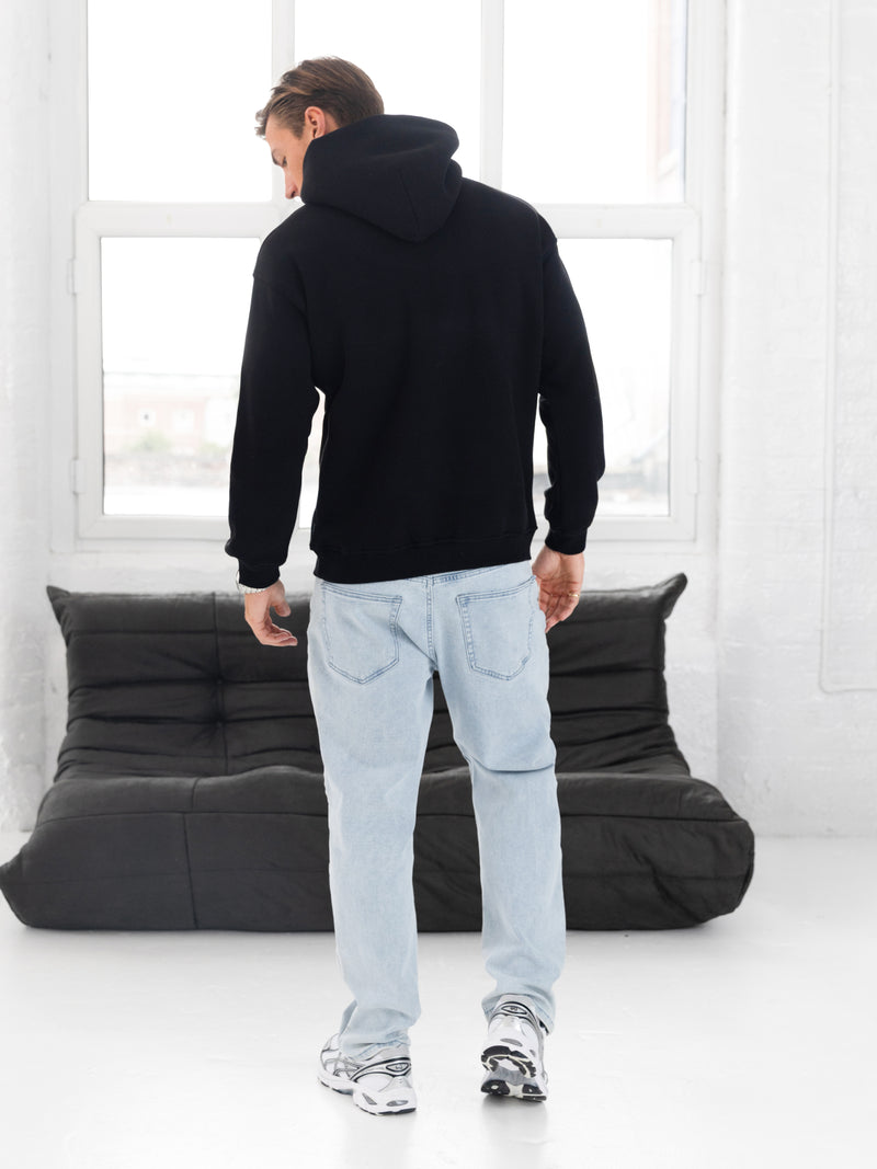 Evolved Relaxed Hoodie - Noire