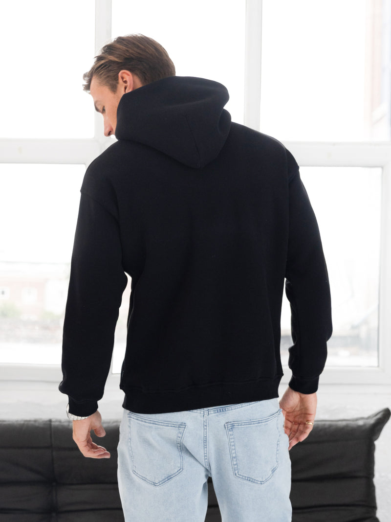 Evolved Relaxed Hoodie - Noire