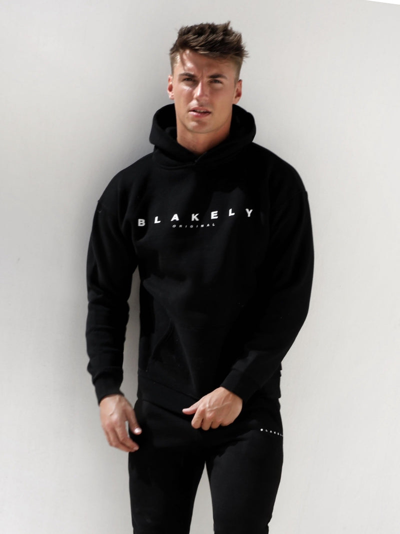 Evolved Relaxed Hoodie - Black