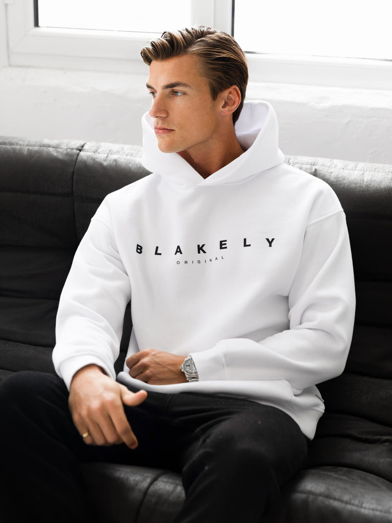 Evolved Relaxed Hoodie - Weiß