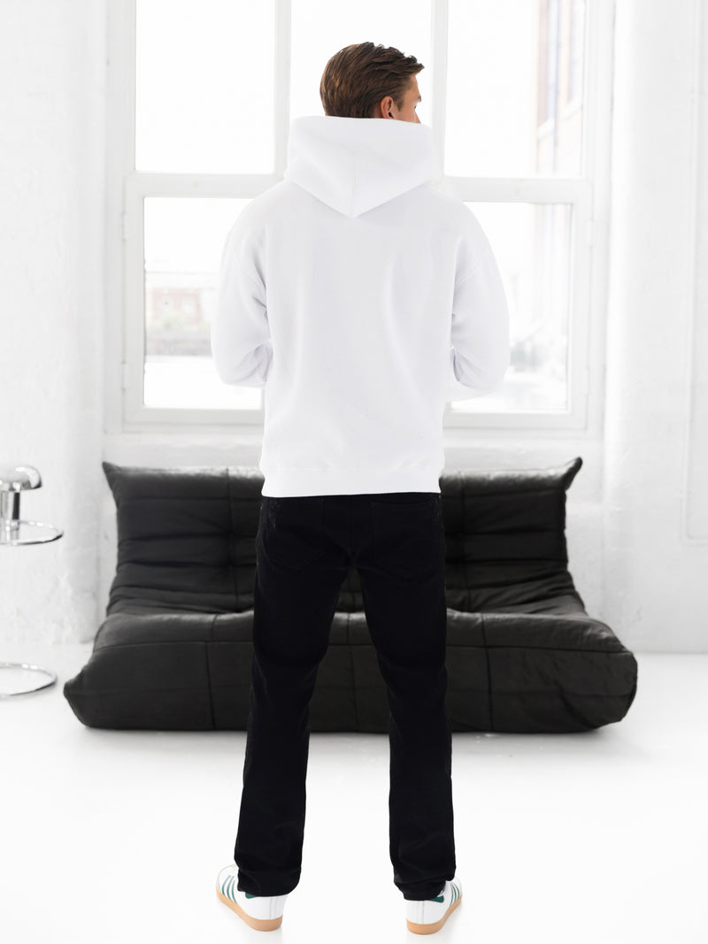 Evolved Relaxed Hoodie - Weiß