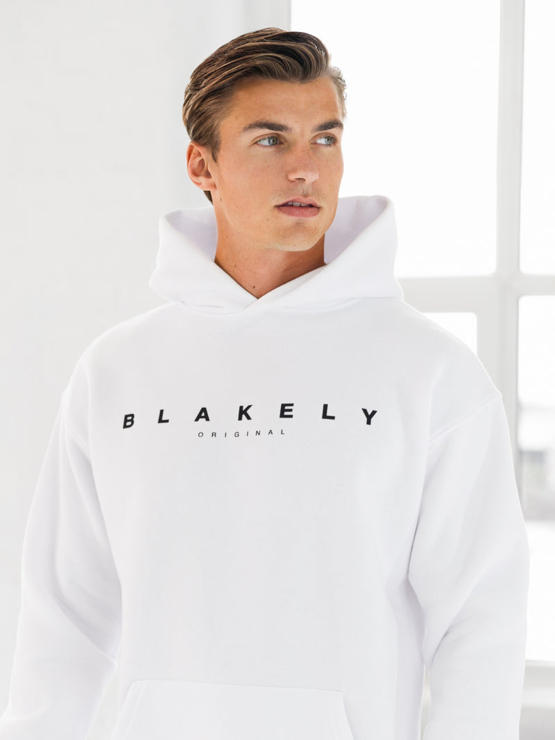 Evolved Relaxed Hoodie - Weiß