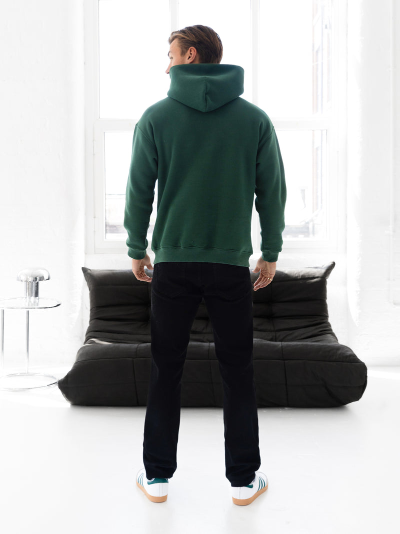 Evolved Relaxed Hoodie - Waldgrün