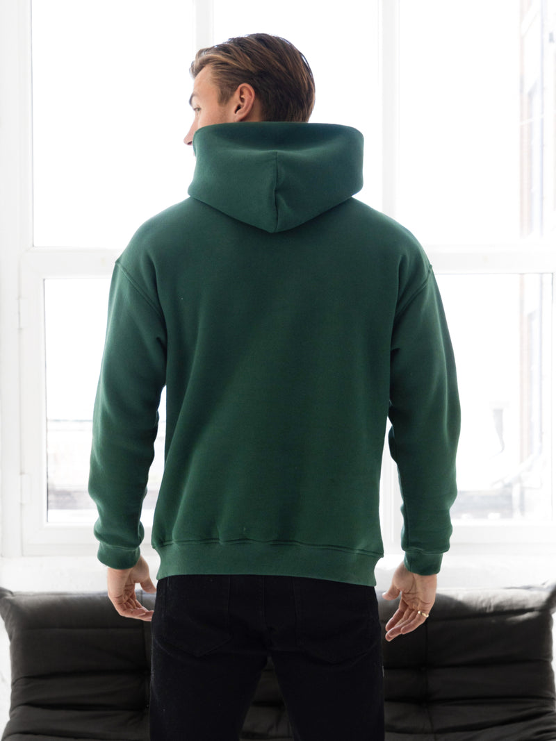 Evolved Relaxed Hoodie - Waldgrün