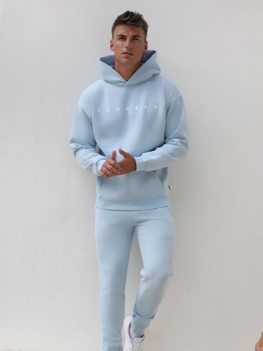 Evolved Relaxed Hoodie - Light Blue