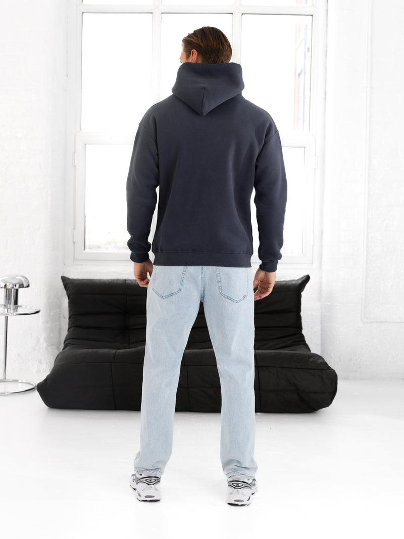 Evolved Relaxed Hoodie - True Navy