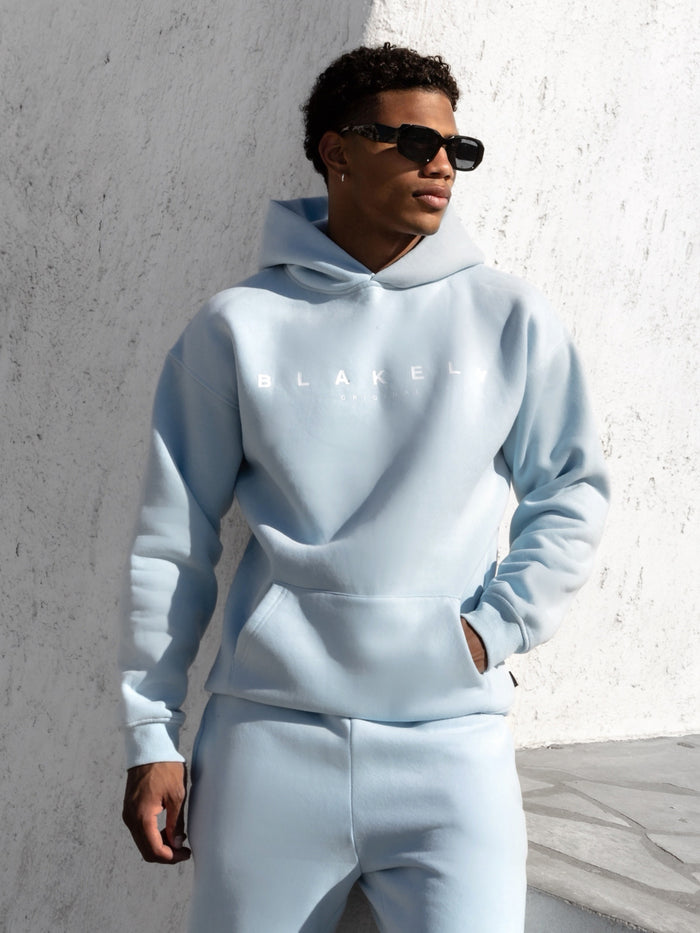 Evolved Relaxed Hoodie - Light Blue