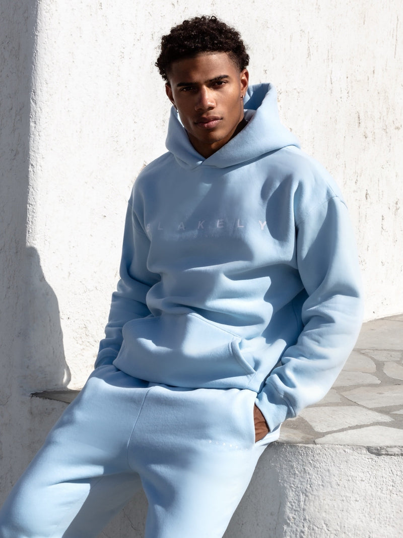 Evolved Relaxed Hoodie - Light Blue