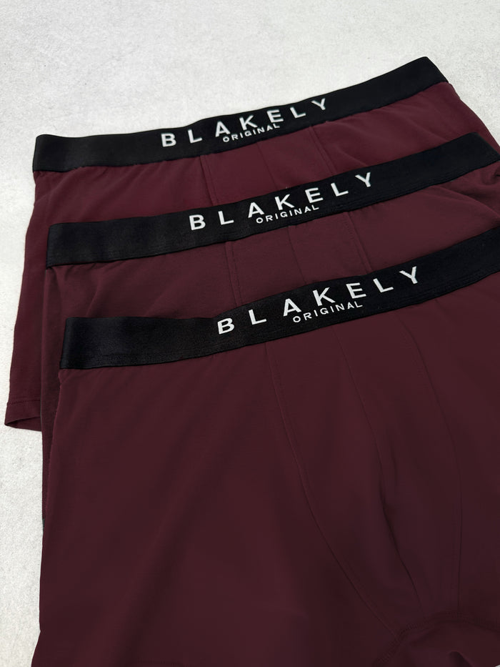 BLK Boxers - Burgundy 3 Pack