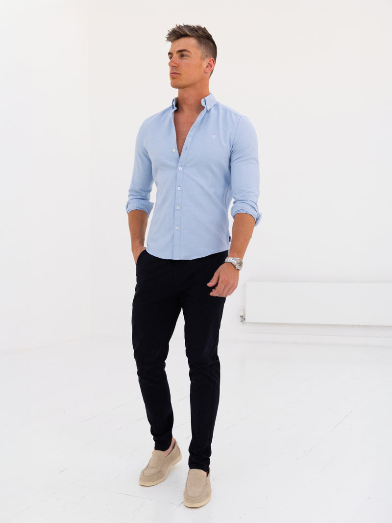 Dallas Long Sleeve Shirt - Blue