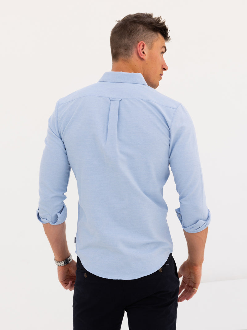 Dallas Long Sleeve Shirt - Blue