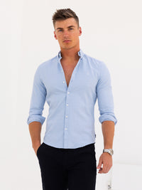 Dallas Long Sleeve Shirt - Blau
