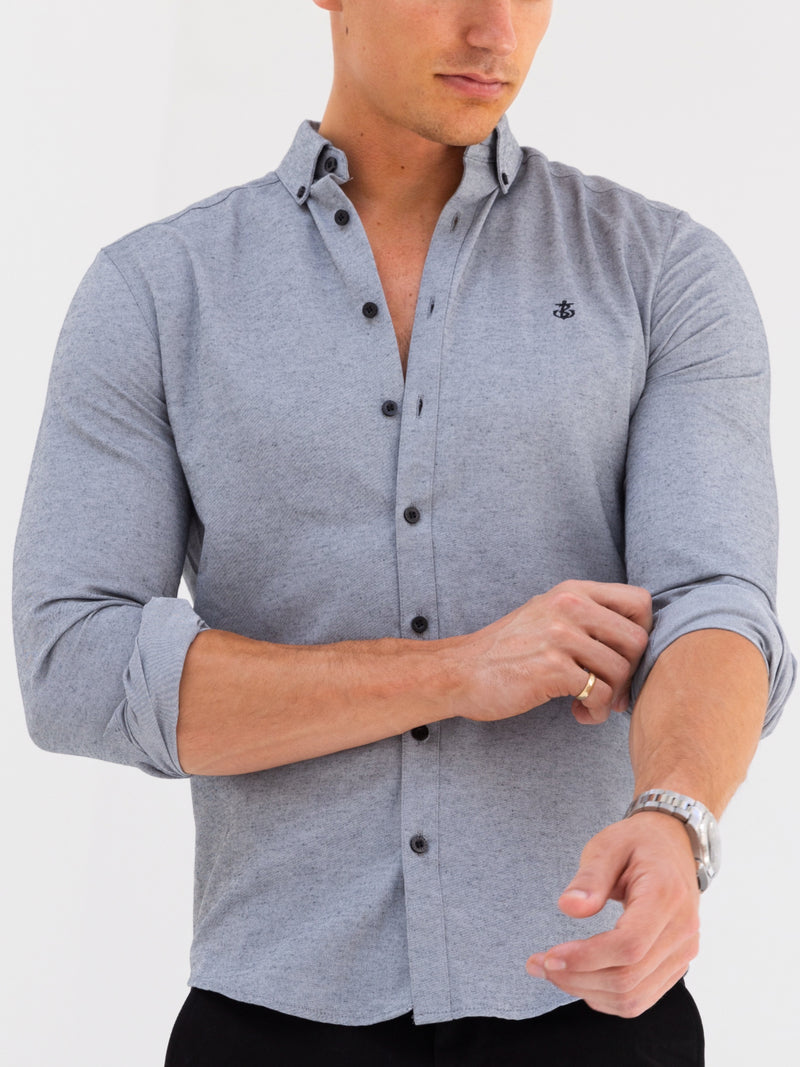 Dallas Long Sleeve Shirt - Grey
