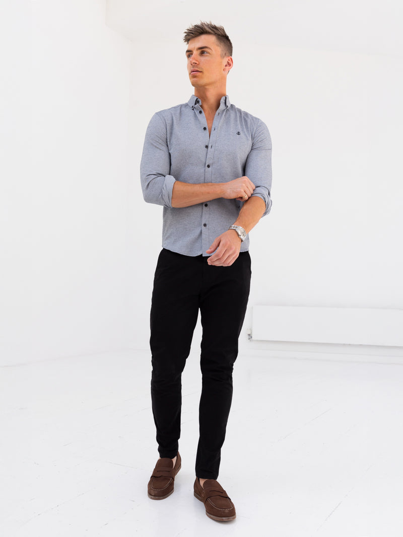 Dallas Long Sleeve Shirt - Grey