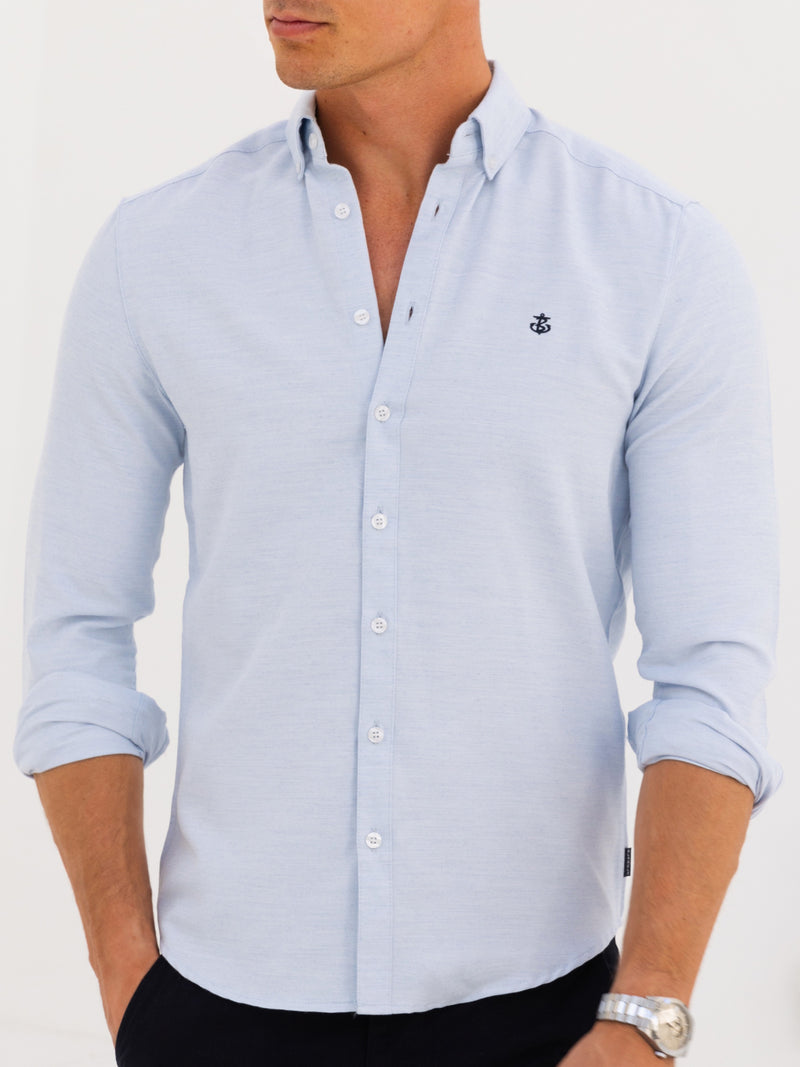 Dallas Long Sleeve Shirt - Light Blue