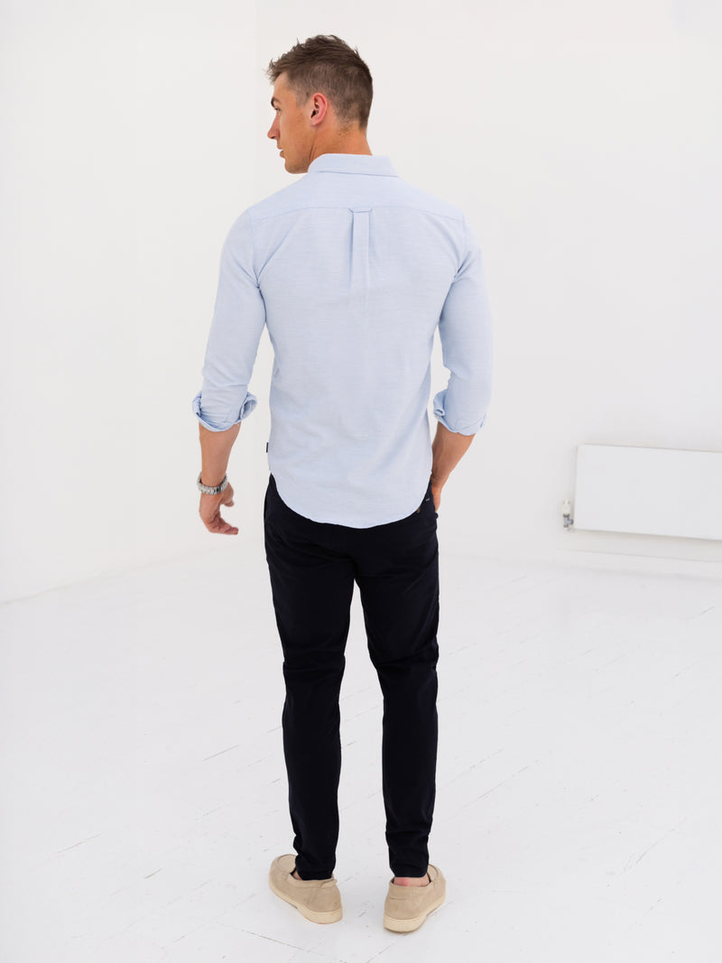 Dallas Long Sleeve Shirt - Light Blue