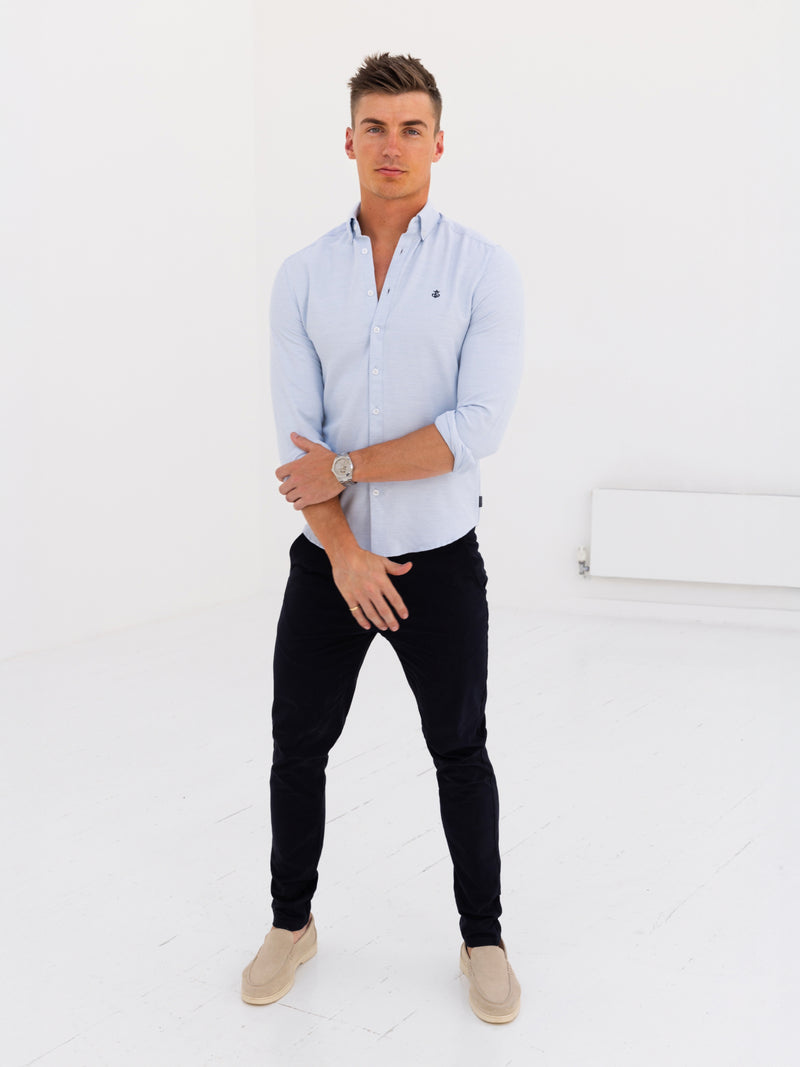Dallas Long Sleeve Shirt - Light Blue